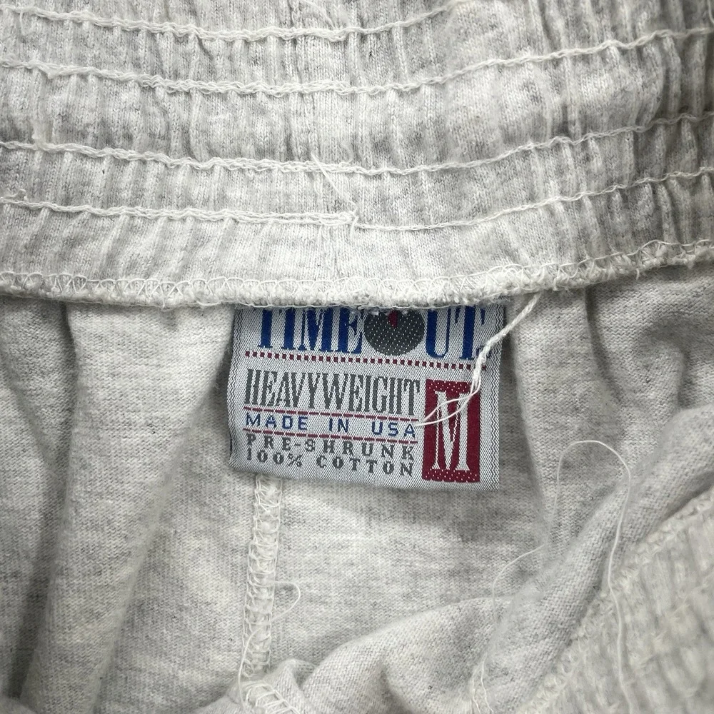 Vintage Ray Ban‎ Sweatpants Joggers Gray Men's Timeout Made In USA Size Medium